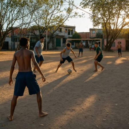 Fortalecer lazos de amistad con fútbol de barrio en 2026
